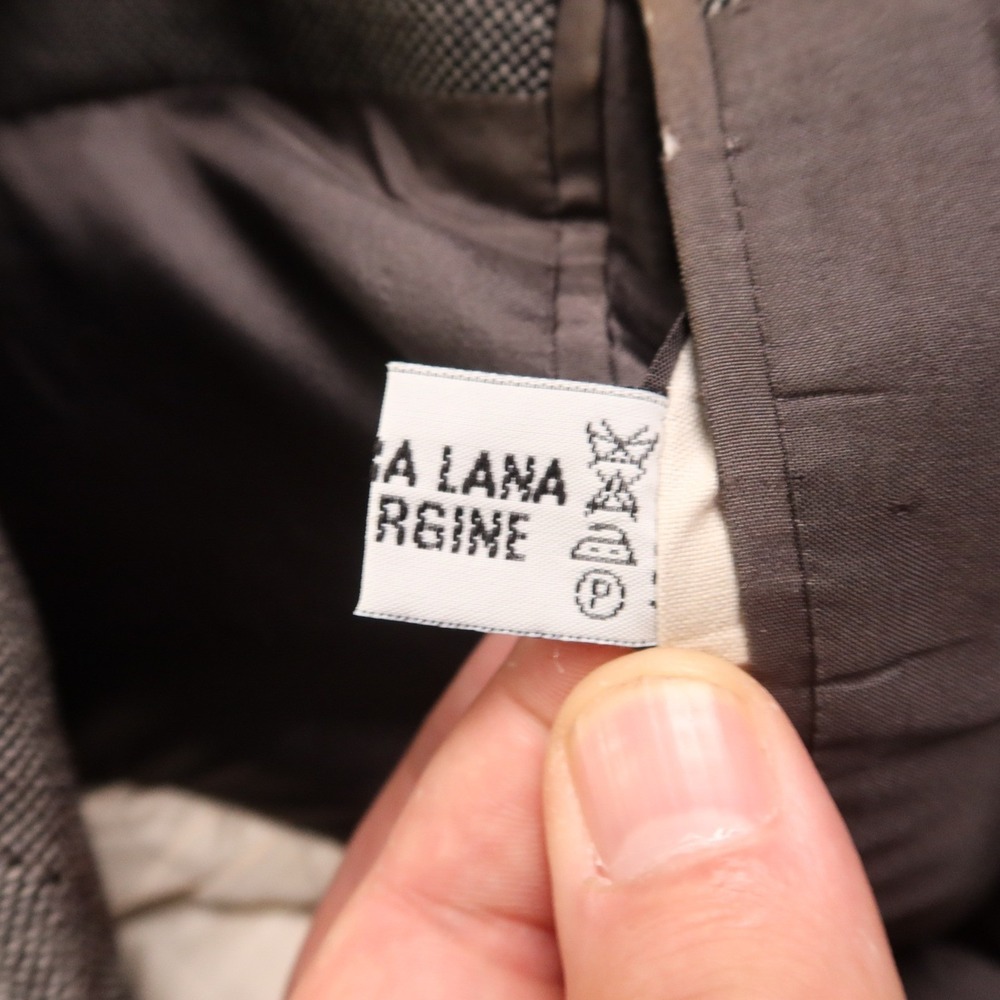 Corneliani Suit L 44R Gray Birdseye Check 100% Wool Made in Italy Pleated 36x30 - Picture 8 of 16